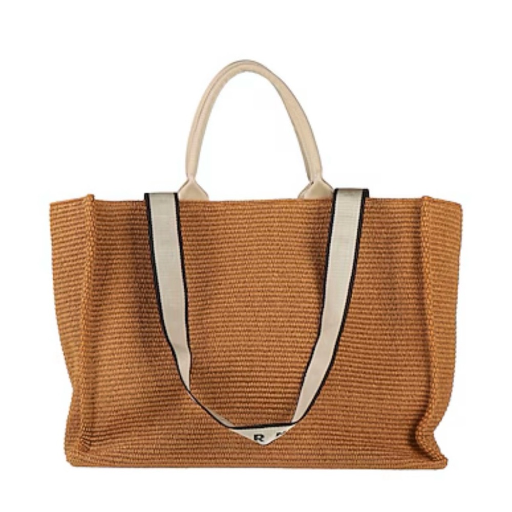 Marni Tan and Cream Tote Bag